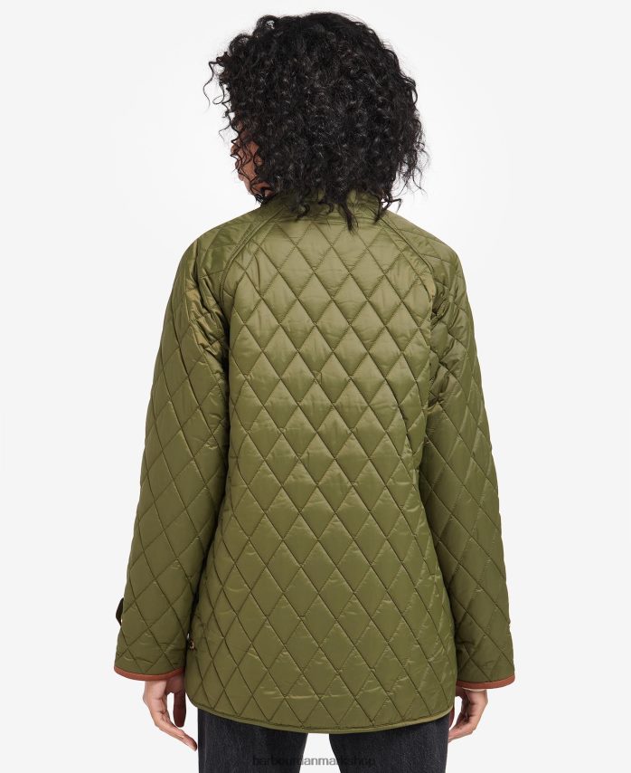 sort/gammel kelham quiltet jakke BR2BR21462 Kvinder Barbour tøj