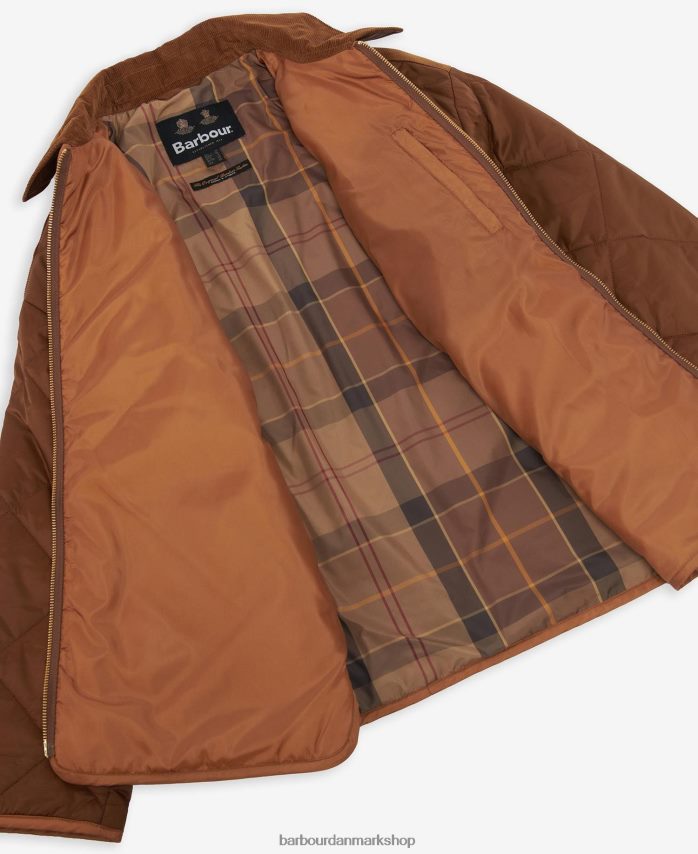 sort/gammel ryhope quiltet jakke BR2BR21426 Kvinder Barbour tøj