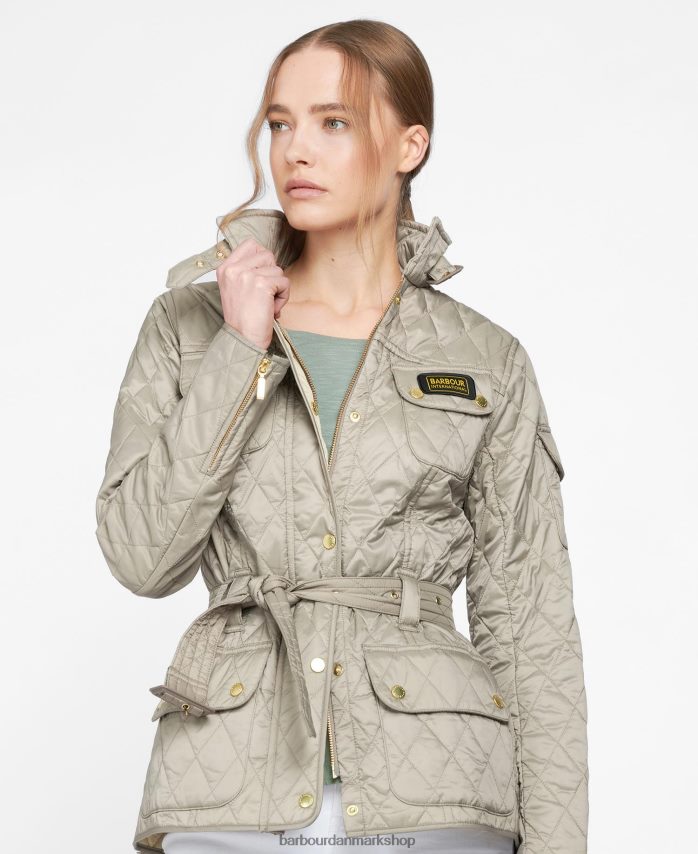 sort international quiltet jakke BR2BR21419 Kvinder Barbour tøj