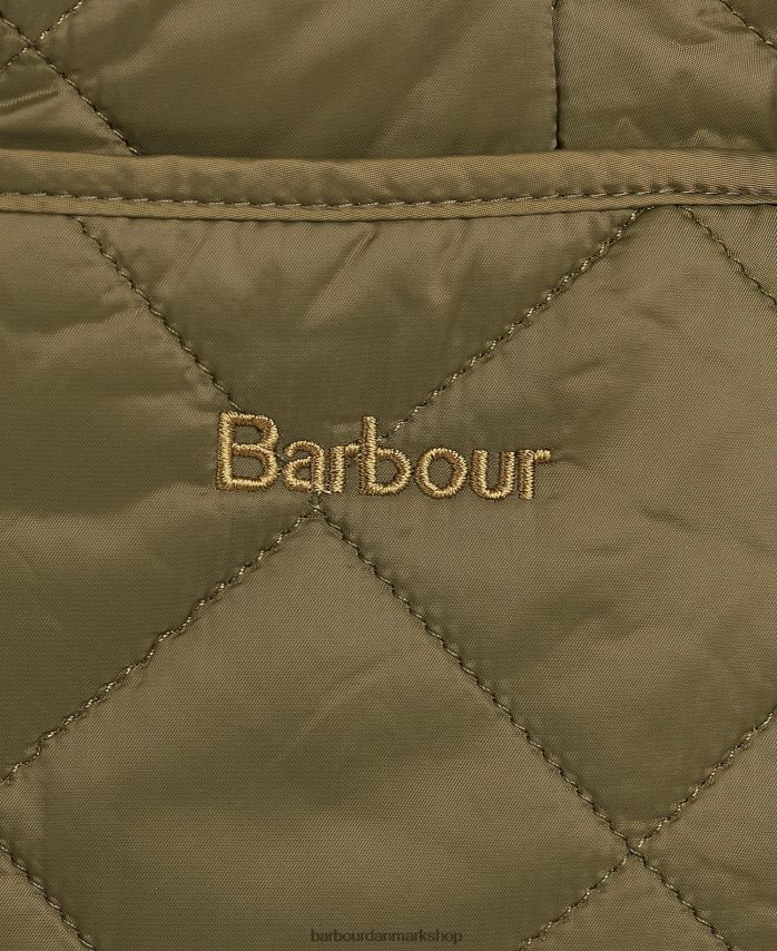 sort/oliven deveron quiltet jakke BR2BR21399 Kvinder Barbour tøj