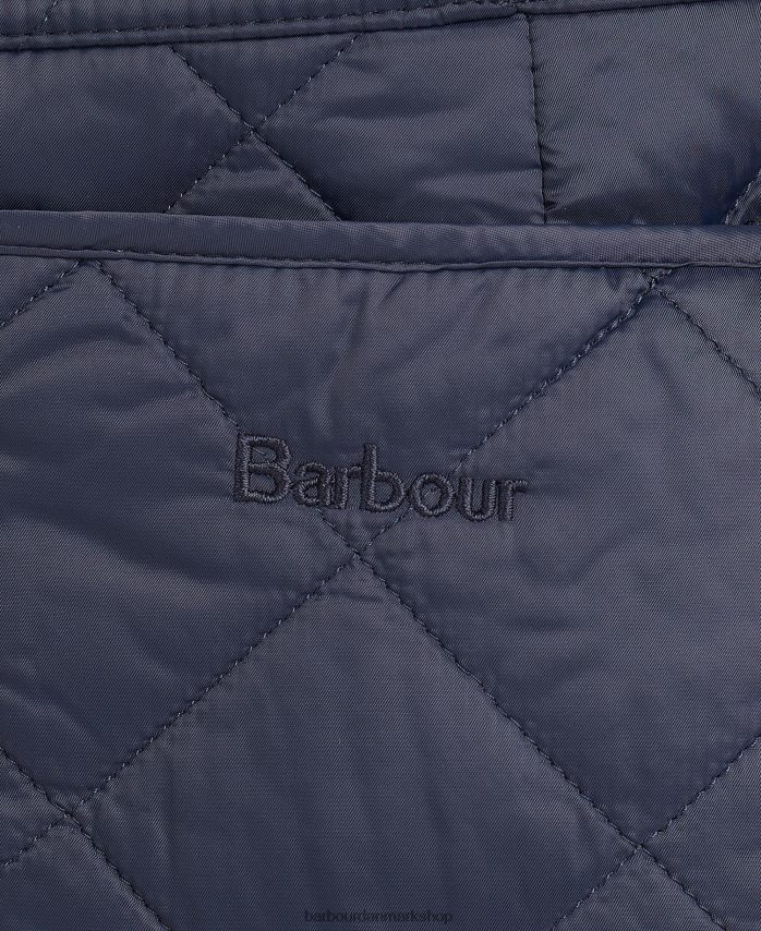 sort/oliven deveron quiltet jakke BR2BR21413 Kvinder Barbour tøj