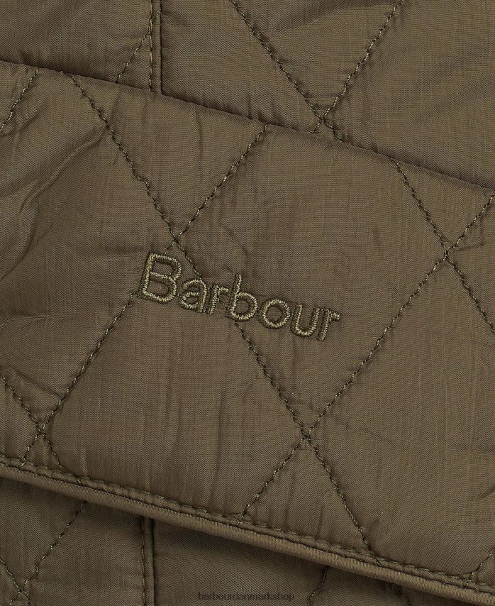 sort sten flyvevægt kavaleri quiltet jakke BR2BR21418 Kvinder Barbour tøj