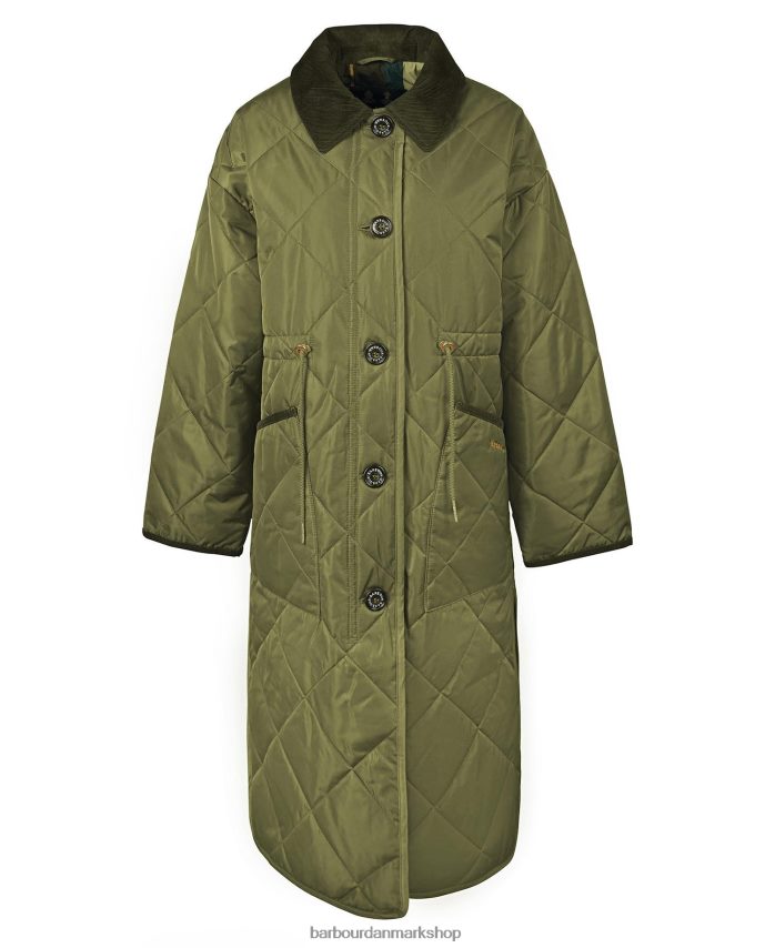 varm solbrun/dæmpet bonnirigg quiltet jakke BR2BR21450 Kvinder Barbour tøj