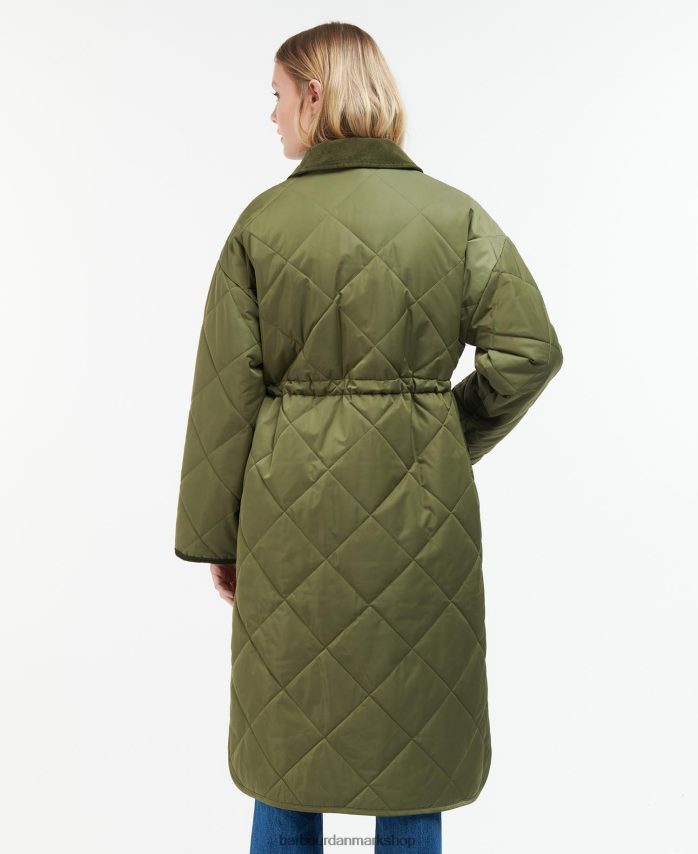 varm solbrun/dæmpet bonnirigg quiltet jakke BR2BR21450 Kvinder Barbour tøj