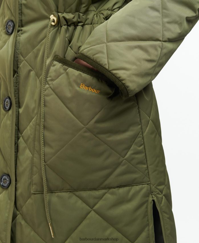 varm solbrun/dæmpet bonnirigg quiltet jakke BR2BR21450 Kvinder Barbour tøj