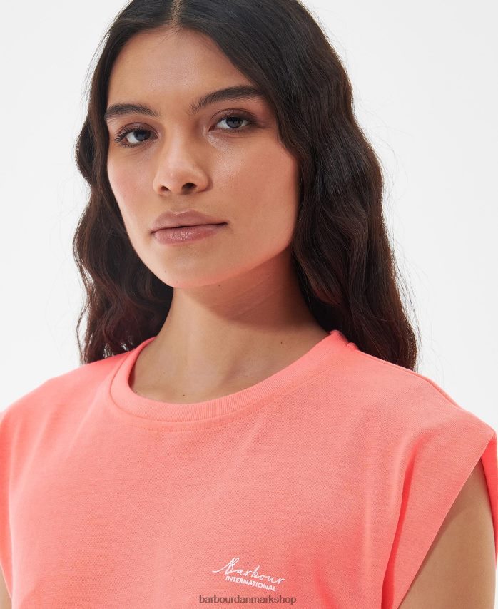 atomare koral sanderson t-shirt BR2BR21687 Kvinder Barbour tøj