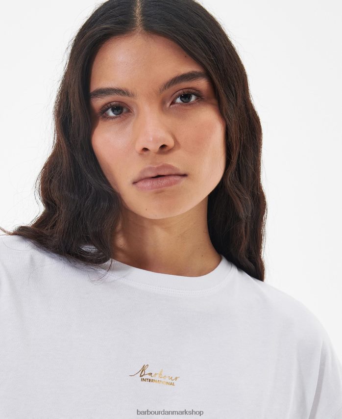 blød pink halton t-shirt BR2BR21713 Kvinder Barbour tøj