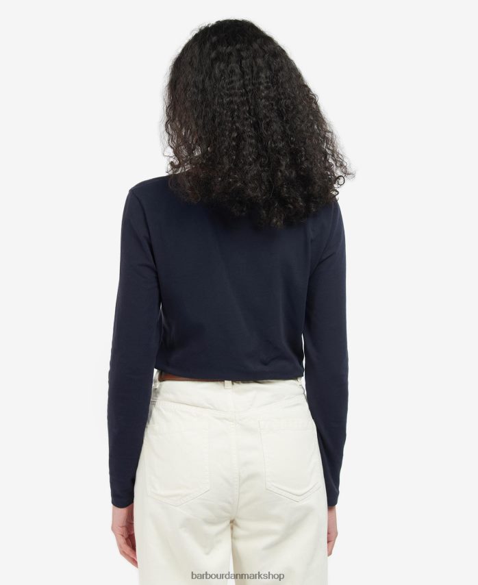 flåde langstone t-shirt BR2BR21727 Kvinder Barbour tøj