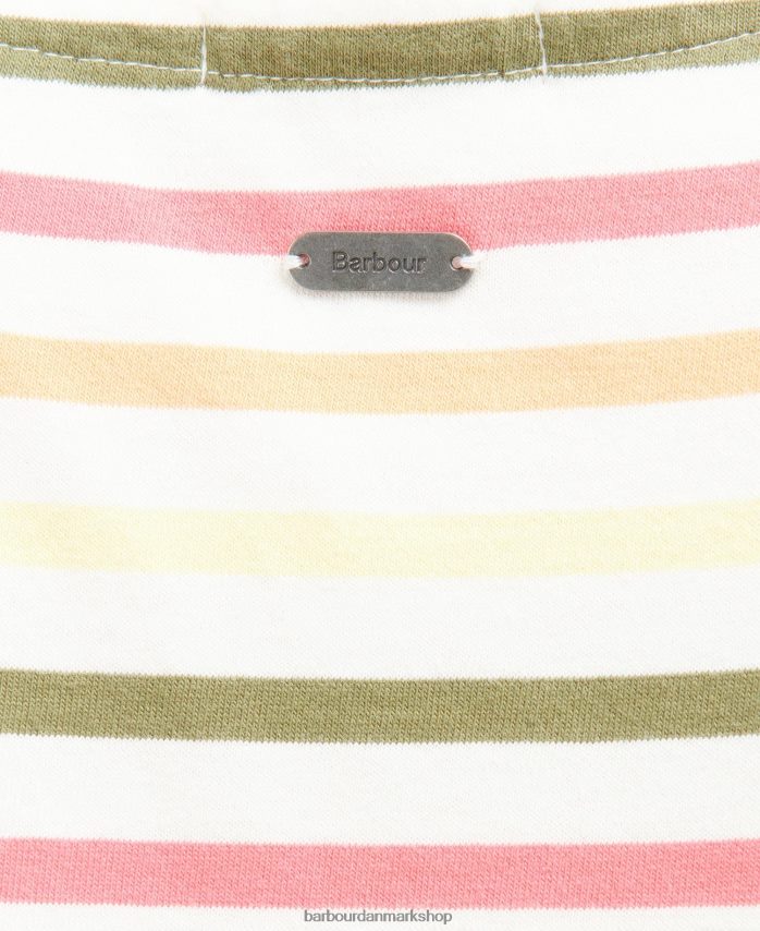 flåde multistribe kortærmet bradley top BR2BR21755 Kvinder Barbour tøj