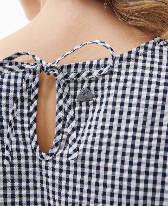 flådetjek tidsel top BR2BR21628 Kvinder Barbour tøj