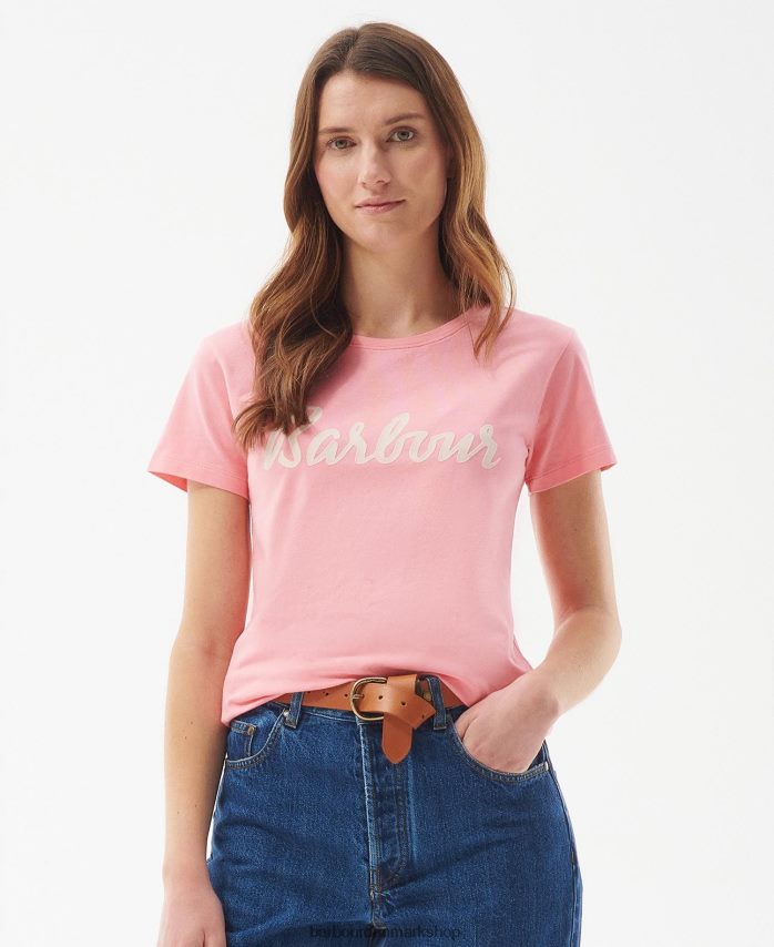 hibiscus otterburn t-shirt BR2BR21659 Kvinder Barbour tøj