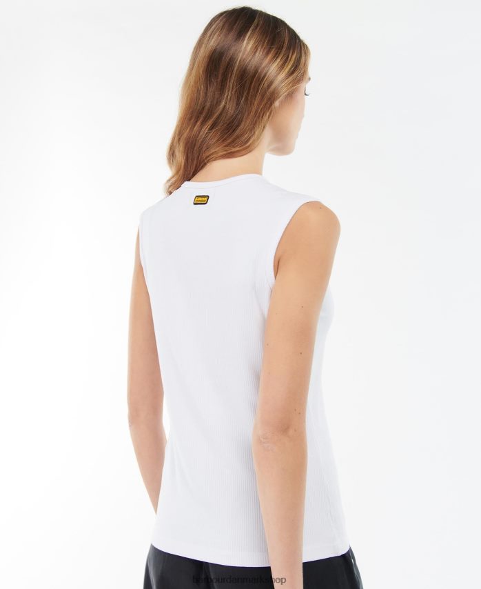 hvid artega top BR2BR21682 Kvinder Barbour tøj