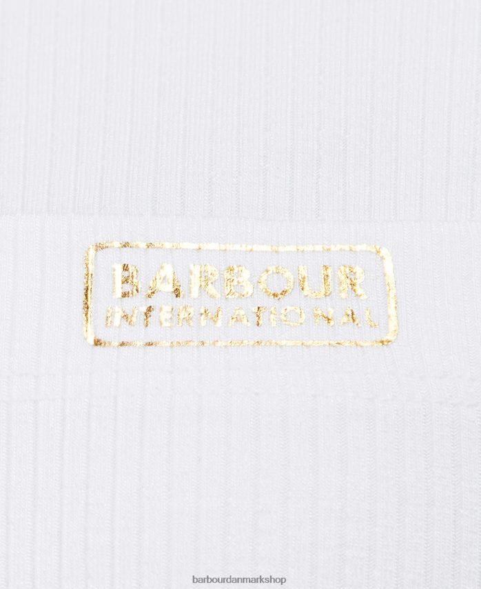 hvid artega top BR2BR21682 Kvinder Barbour tøj