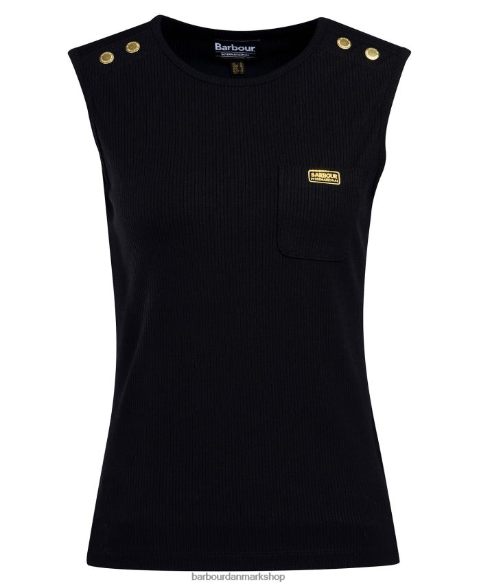 hvid artega top BR2BR21685 Kvinder Barbour tøj