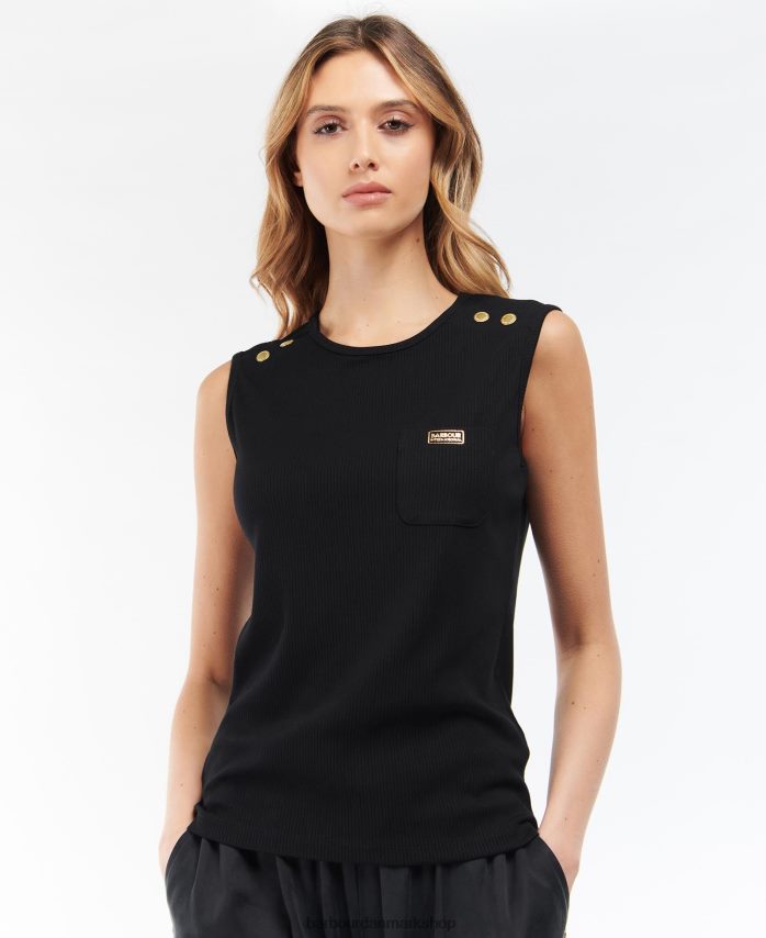 hvid artega top BR2BR21685 Kvinder Barbour tøj