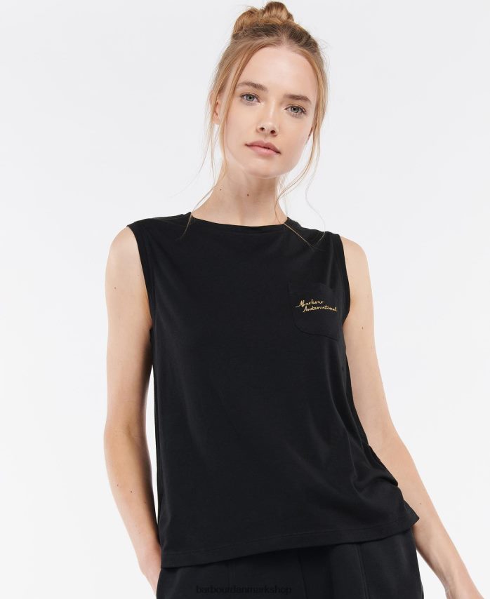 hvid bathurst top BR2BR21716 Kvinder Barbour tøj