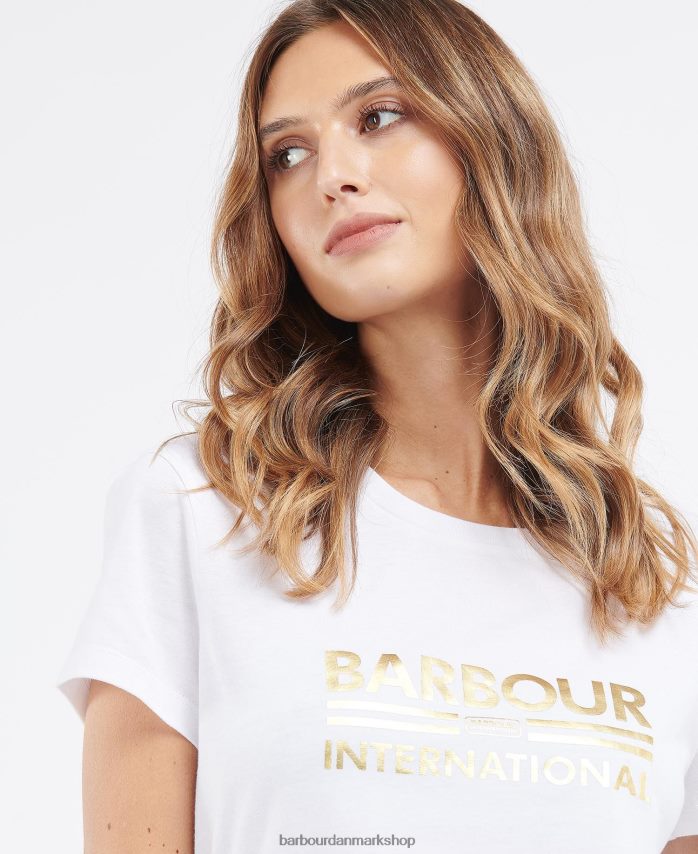 hvid original t-shirt BR2BR21714 Kvinder Barbour tøj