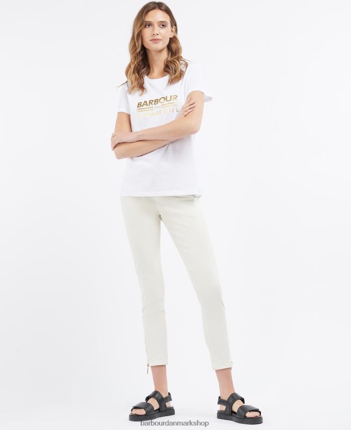 hvid original t-shirt BR2BR21714 Kvinder Barbour tøj