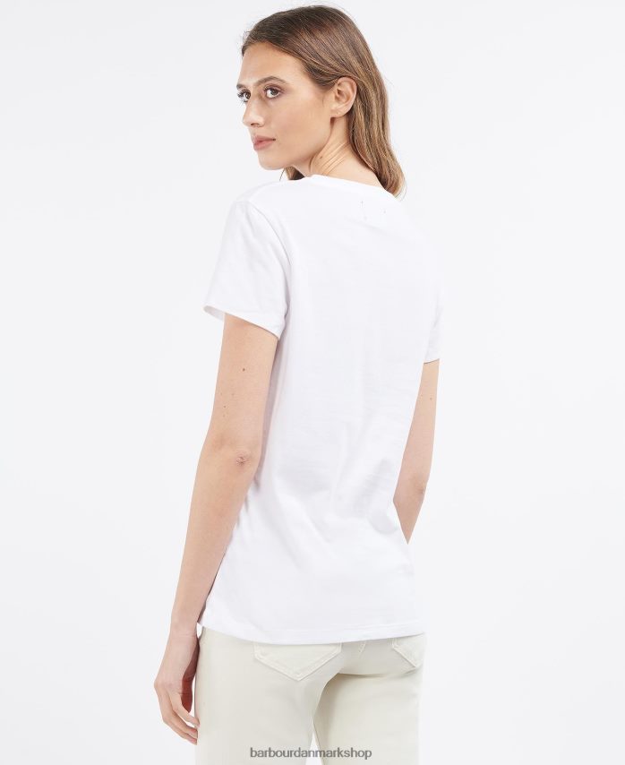hvid original t-shirt BR2BR21714 Kvinder Barbour tøj