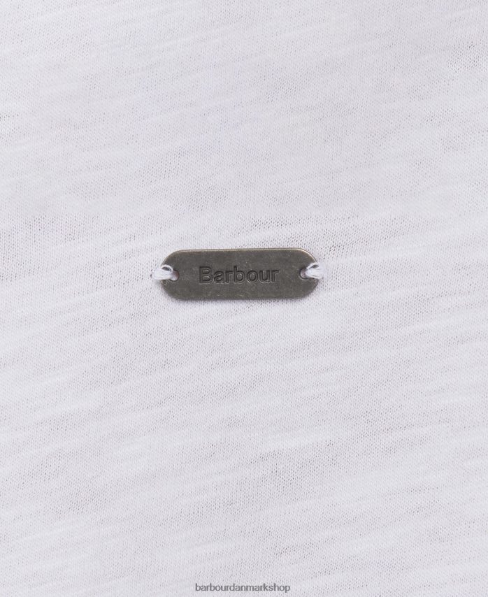 hvid piletop BR2BR21723 Kvinder Barbour tøj