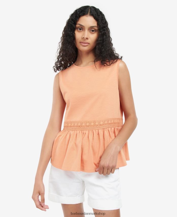 hvid piletop BR2BR21728 Kvinder Barbour tøj