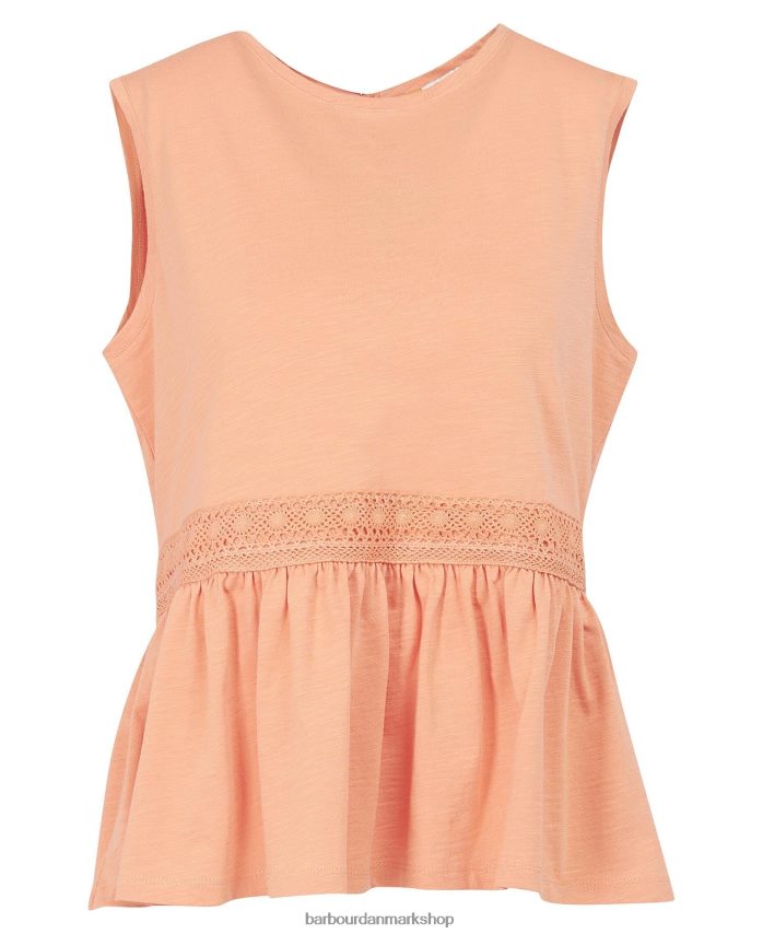 hvid piletop BR2BR21728 Kvinder Barbour tøj