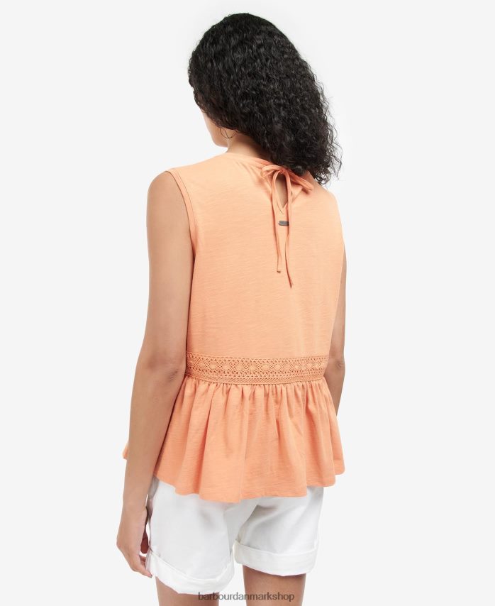 hvid piletop BR2BR21728 Kvinder Barbour tøj