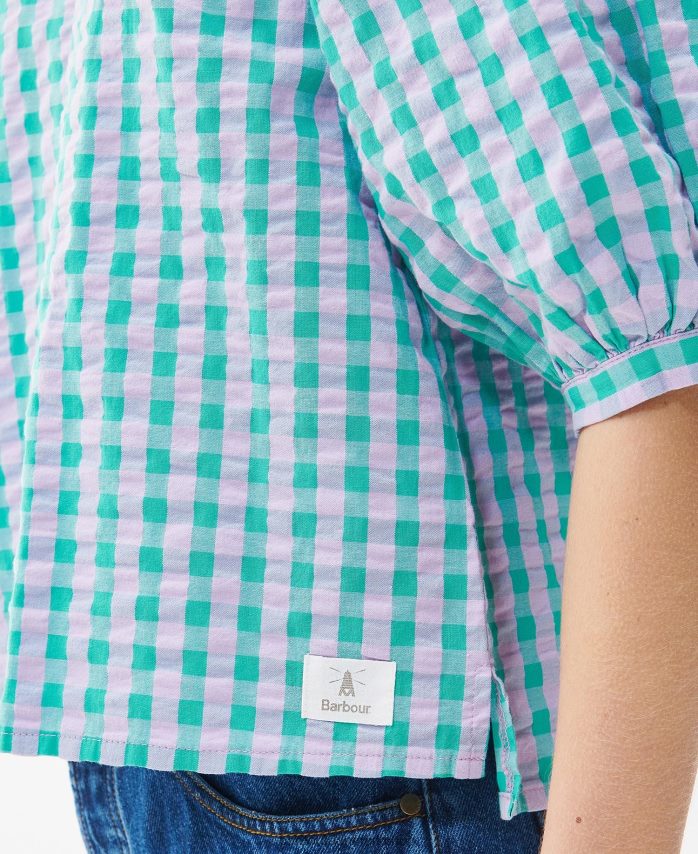 klassisk multi geranium top BR2BR21610 Kvinder Barbour tøj