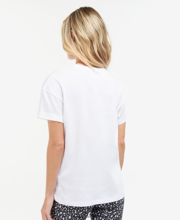 klassisk sort alonso t-shirt BR2BR21694 Kvinder Barbour tøj