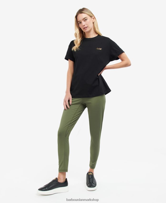 klassisk sort alonso t-shirt BR2BR21715 Kvinder Barbour tøj
