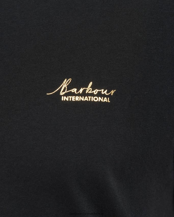 klassisk sort alonso t-shirt BR2BR21715 Kvinder Barbour tøj