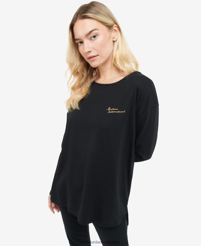 klassisk sort autodrome top BR2BR21731 Kvinder Barbour tøj