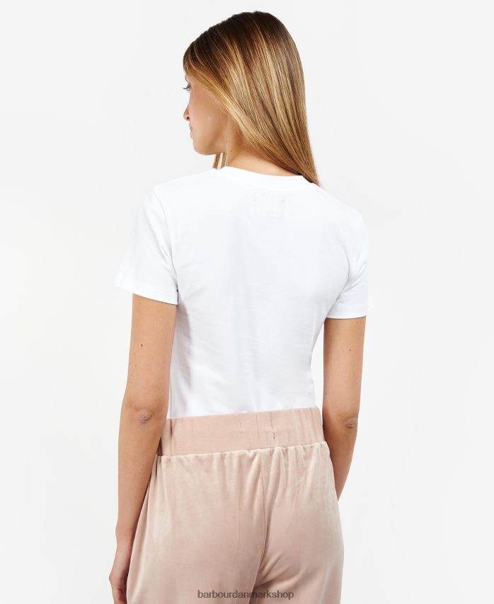 klassisk sort claremont t-shirt BR2BR21732 Kvinder Barbour tøj