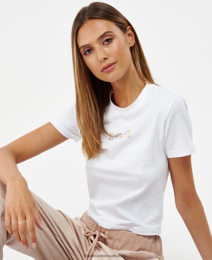 klassisk sort claremont t-shirt BR2BR21732 Kvinder Barbour tøj