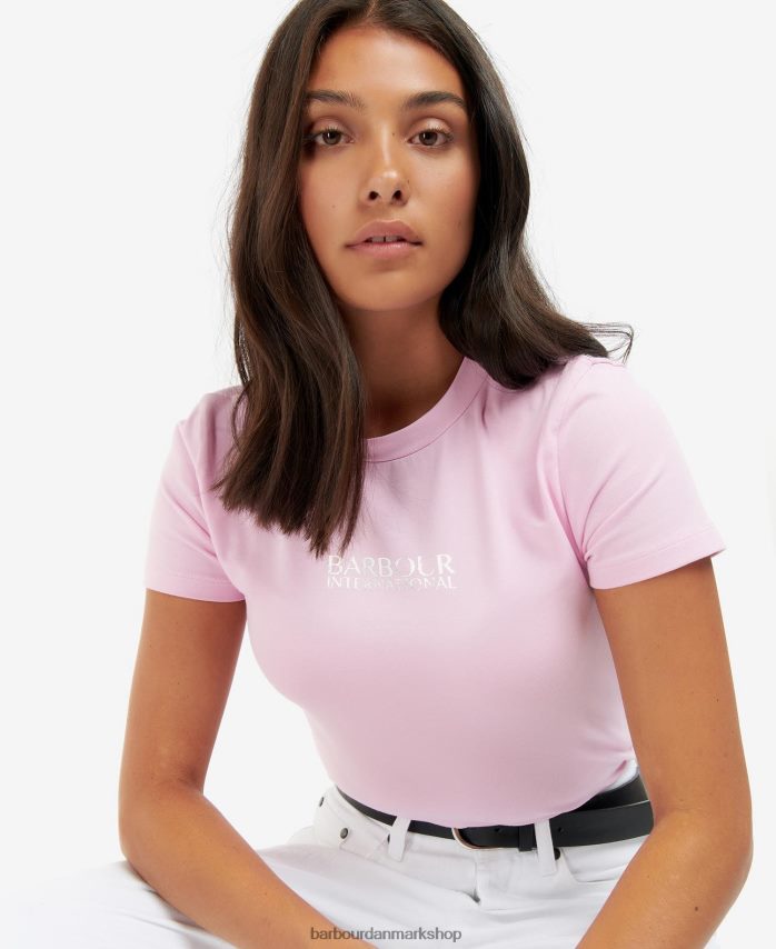 klassisk sort regeringsbeskåret t-shirt BR2BR21718 Kvinder Barbour tøj