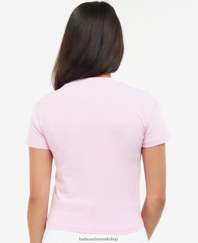 klassisk sort regeringsbeskåret t-shirt BR2BR21718 Kvinder Barbour tøj