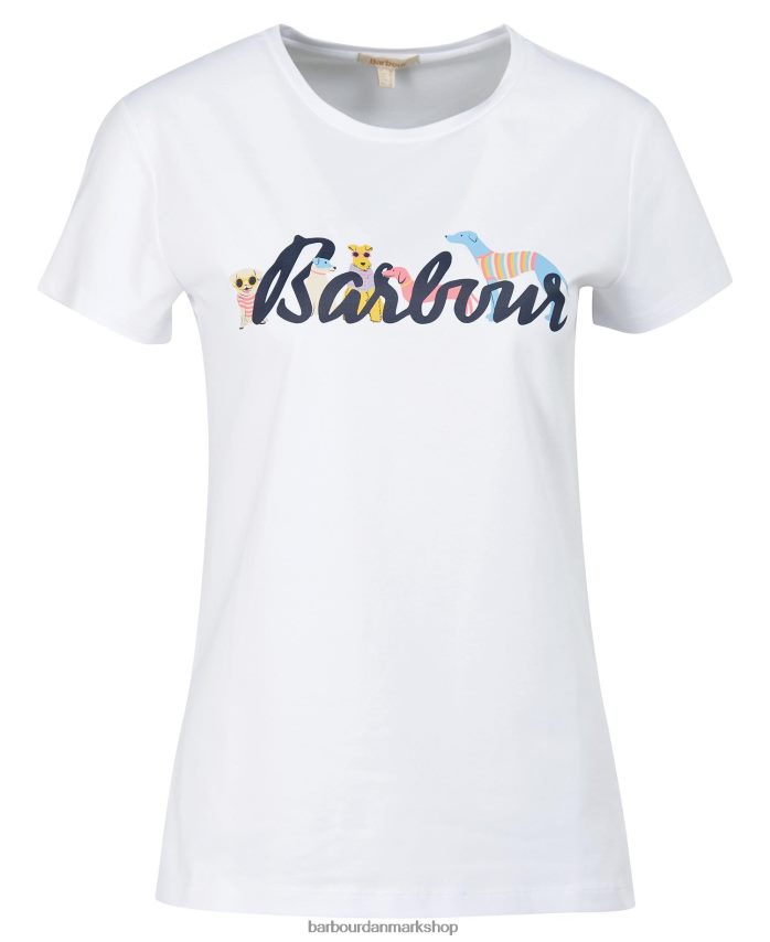 lysegrå mergel southport t-shirt BR2BR21660 Kvinder Barbour tøj