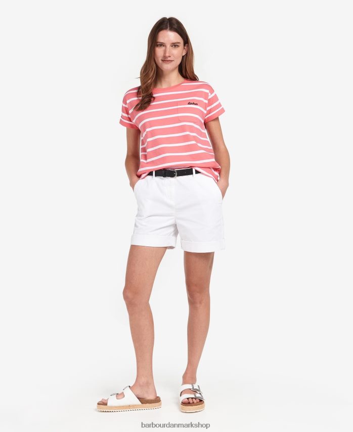 marineblå/hvid otterburn stribet t-shirt BR2BR21736 Kvinder Barbour tøj