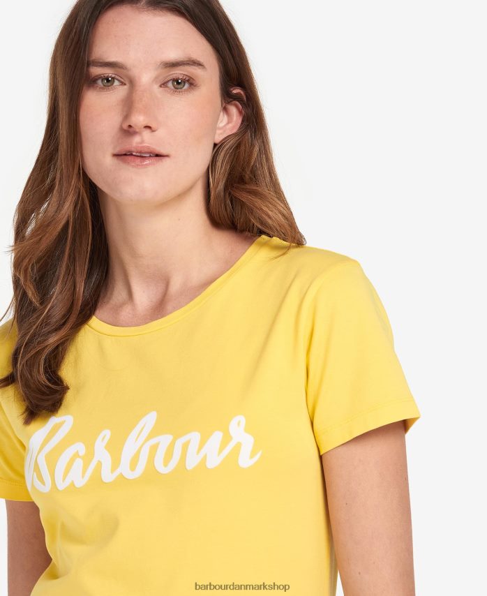 marineblå/hvid otterburn t-shirt BR2BR21696 Kvinder Barbour tøj