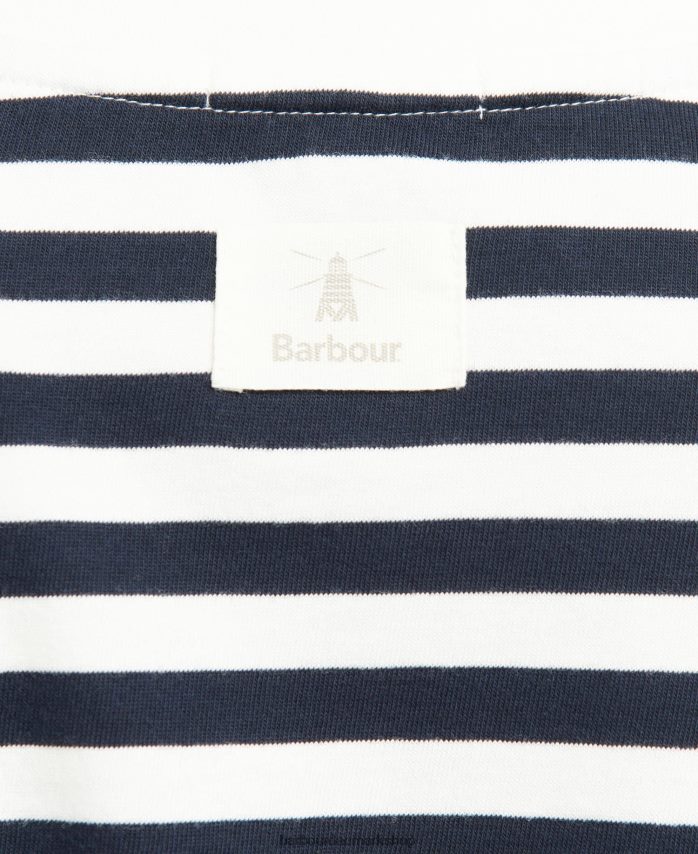 marineblå stribe adria top BR2BR21684 Kvinder Barbour tøj