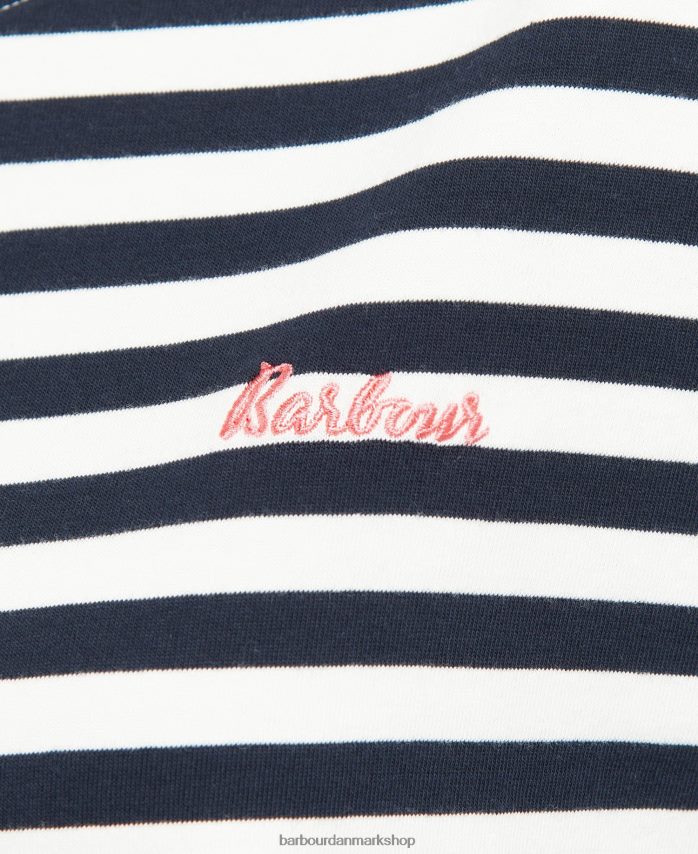 marineblå stribe adria top BR2BR21684 Kvinder Barbour tøj