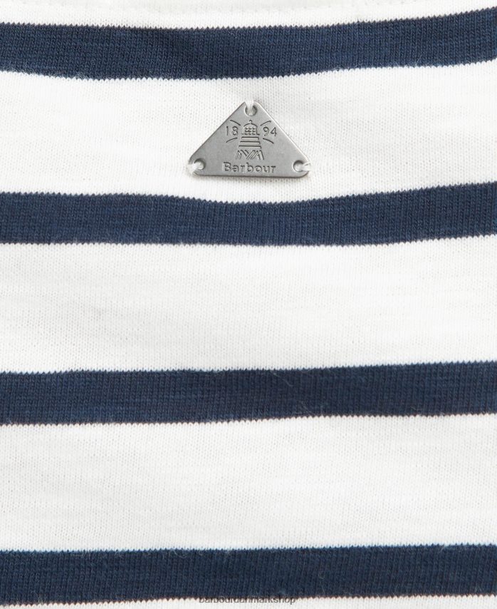 marineblå stribe lunan top BR2BR21703 Kvinder Barbour tøj