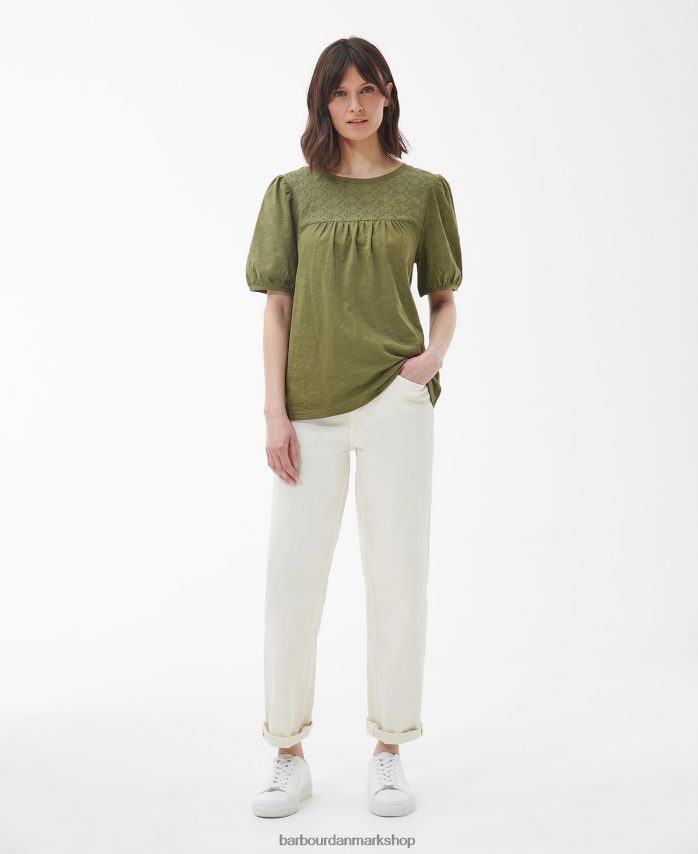 oliventræ perle top BR2BR21759 Kvinder Barbour tøj
