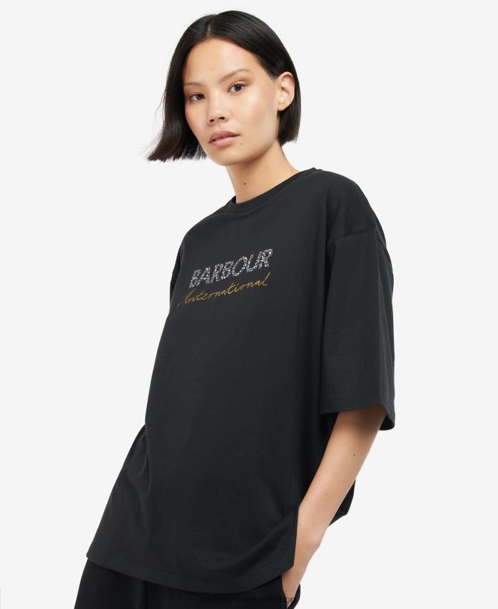 optik hvid pavillon t-shirt BR2BR21720 Kvinder Barbour tøj