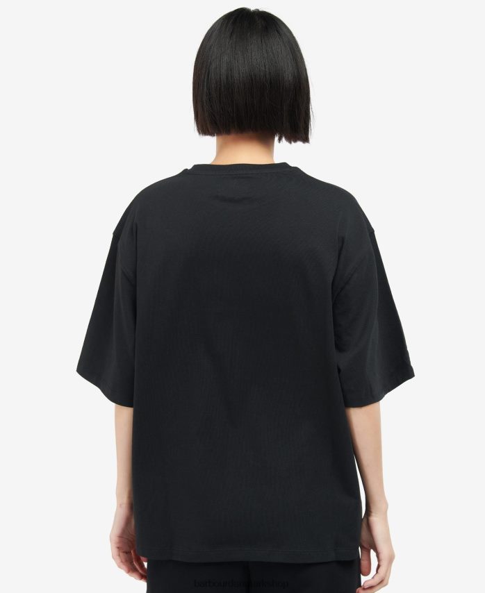 optik hvid pavillon t-shirt BR2BR21720 Kvinder Barbour tøj