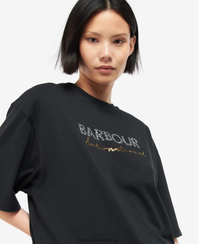optik hvid pavillon t-shirt BR2BR21720 Kvinder Barbour tøj
