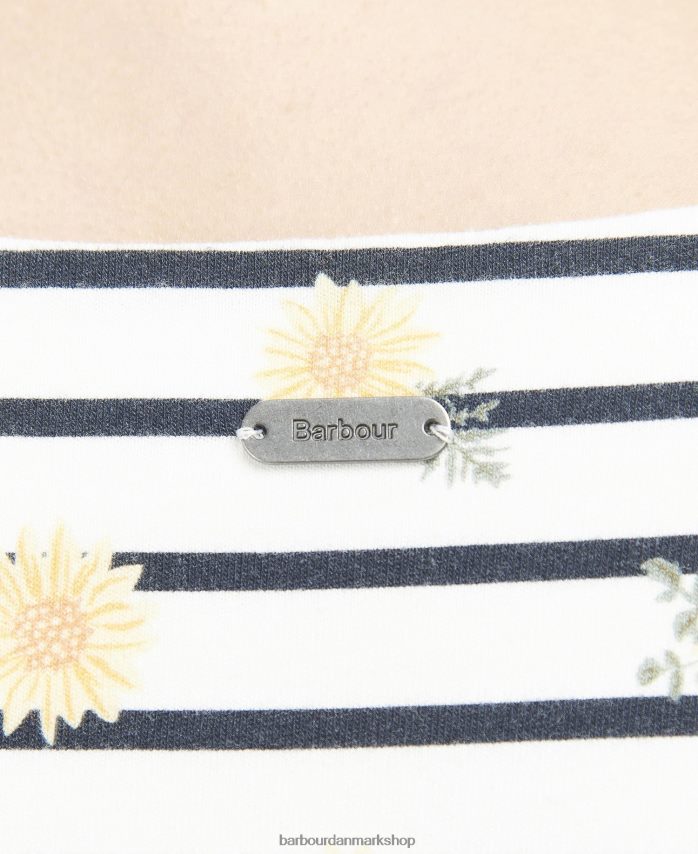 sky print top med bradley print BR2BR21729 Kvinder Barbour tøj