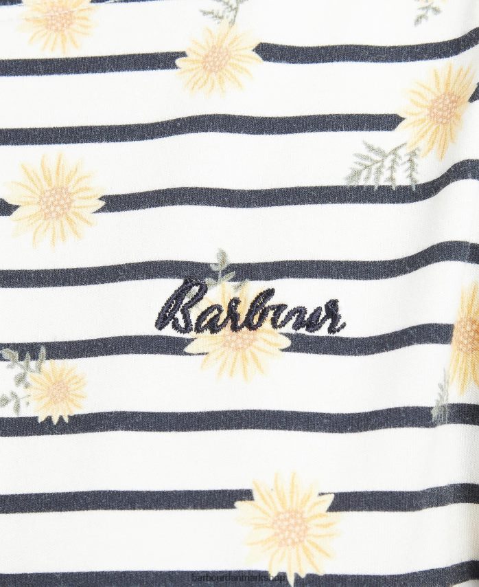 sky print top med bradley print BR2BR21729 Kvinder Barbour tøj