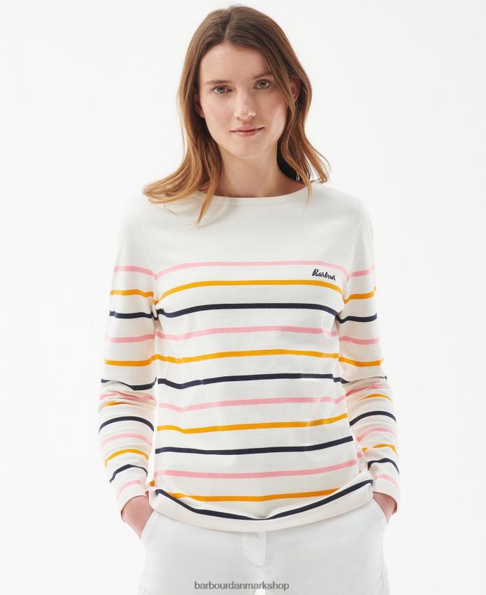 sky stribe Hawkins top BR2BR21656 Kvinder Barbour tøj