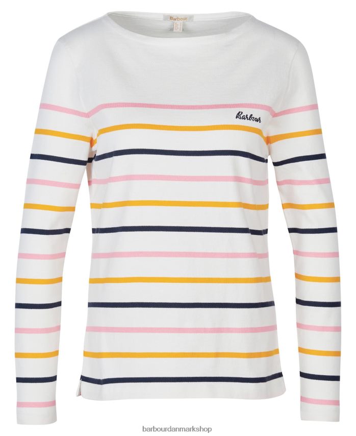 sky stribe Hawkins top BR2BR21656 Kvinder Barbour tøj